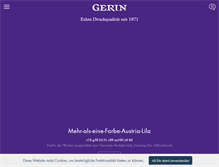 Tablet Screenshot of gerin.co.at